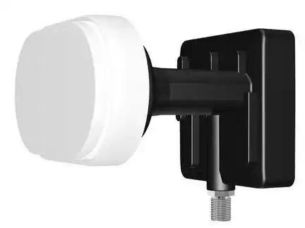 Single Monoblock LNB - Inverto Doppel LNB IDLB-SIN M62 Astra + Hotbird,  für 1 Teilnehmer 3D & 4K ready 2 Satelliten