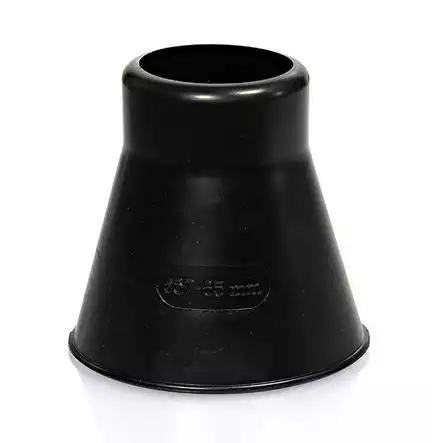 60mm Manschette / Montagestutzen Fuba DMS 600   für Mastdurchmesser 57 - 65mm schwarz aus Gummi UV-beständig