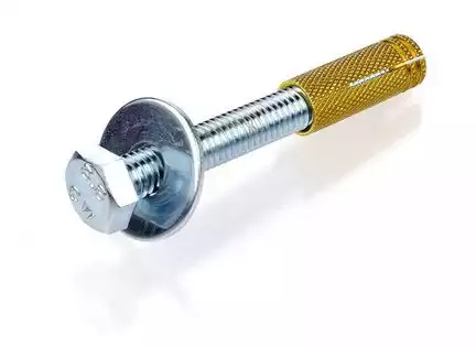 Messingdübel für Wandhalter XmediaSat   Schraubenlänge 45 mm M8