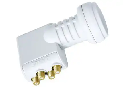 Quad LNB - Smart Titanium TQS Gold 3D & 4K ready für 4 Teilnehmer