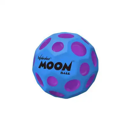 11111Waboba 3250614  Moon Ball MARTIAN – am Höchsten Springender Gummiball – Patentiertes Original-Design – Ballkrater Erzeugen beim Aufprall EIN knallendes Geräusch – Leicht Greifbar – Flummies für Kinder - 63mm MARTIAN blau-lila