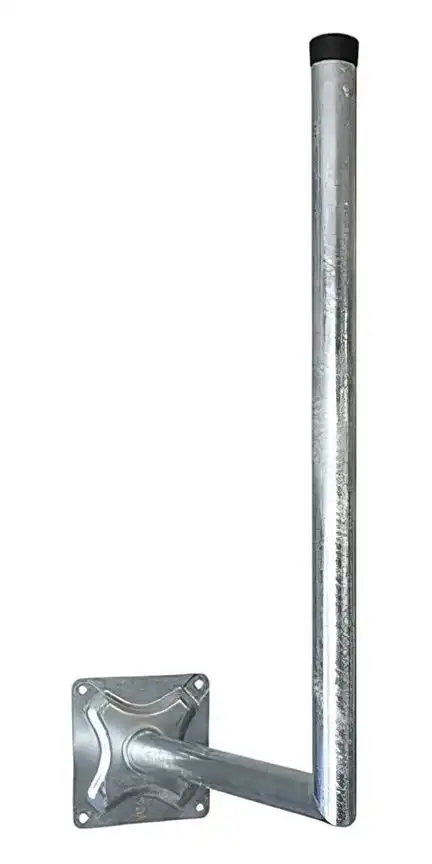 XmediaSat 050012 - 50cm Sat-Wandhalterung - Wandabstand: 50 cm,  H:  80 cm Ø: 48 mm feuerverzinkt rostfrei