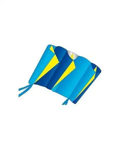 11111X-Kites WindFoil Kites Blue Ice - stabloser Einleiner-Drachen/Kinderdrachen (1-Leiner) rtf (flugfertig) 96 cm bunt