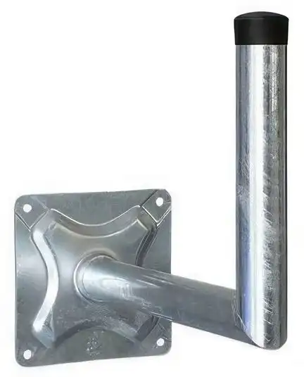 XmediaSat 050008 - 25cm Sat-Wandhalterung - Wandabstand: 25 cm,  H:  30 cm Ø: 48 mm feuerverzinkt rostfrei