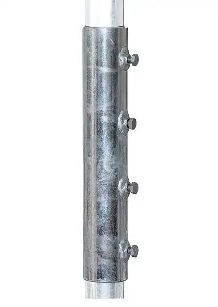 XmediaSat MVH60 60mm Masthülse / Verbinder   für 60er Rohr feuerverzinkt rostfrei