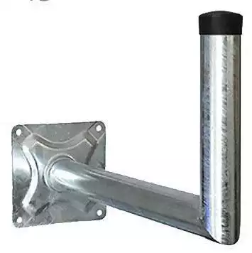 XmediaSat 050018 - 50cm Sat-Wandhalterung - Wandabstand: 50 cm,  H:  30 cm Ø: 60 mm feuerverzinkt rostfrei