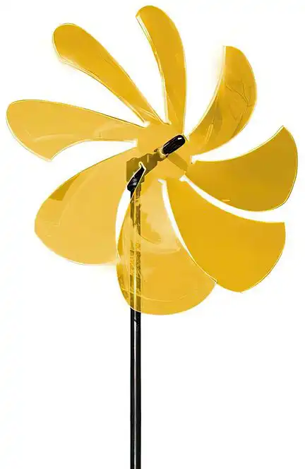 Elliot Lichtzauber - Sonnenfänger 1023002 Sonnenfänger Lichtzauber - Windrad/stehendes Windspiel 25 cm inkl. 25 cm inkl. 100 cm Stab orange