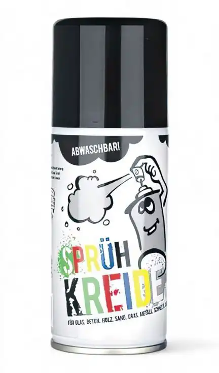 Elliot Sprühkreide 3300204 Kreidespay - abwaschbar! 150 ml Sprühdose schwarz